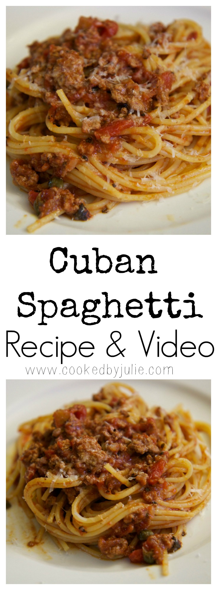 Try this Cuban Spaghetti recipe from CookedbyJulie.com