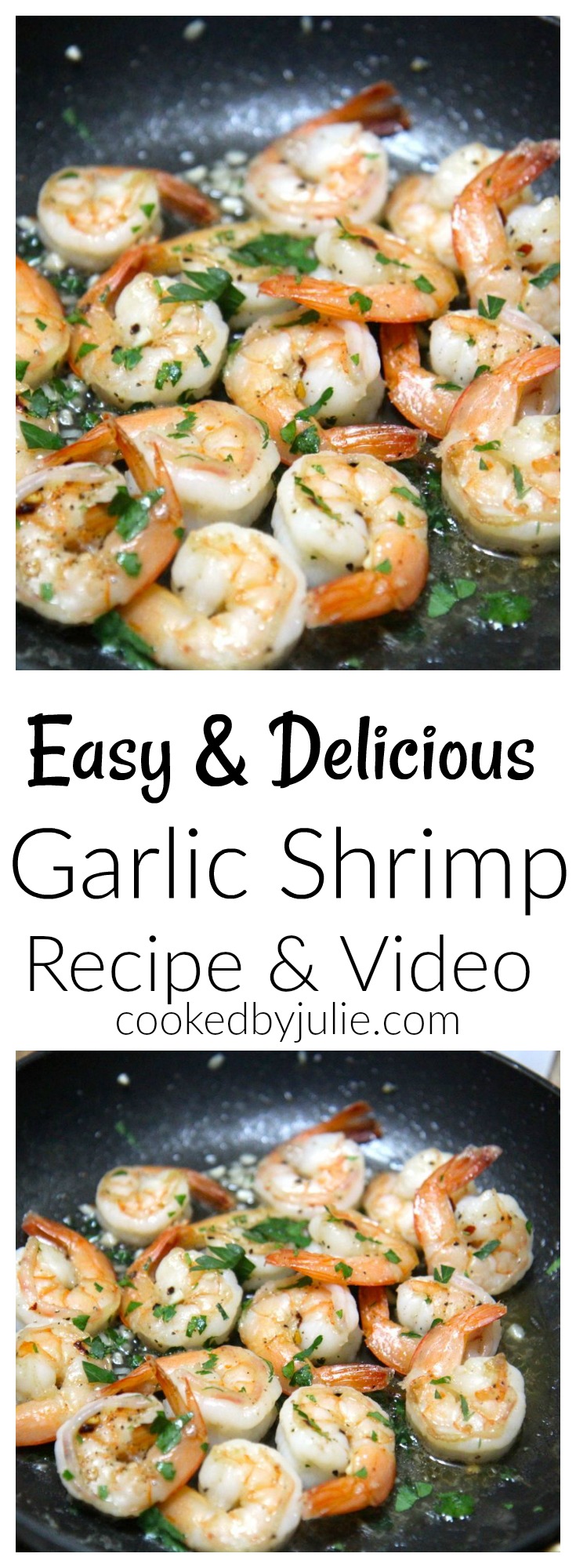 Easy & Delicious Grilled Shrimp | Recipe and Video from Cooked by Julie