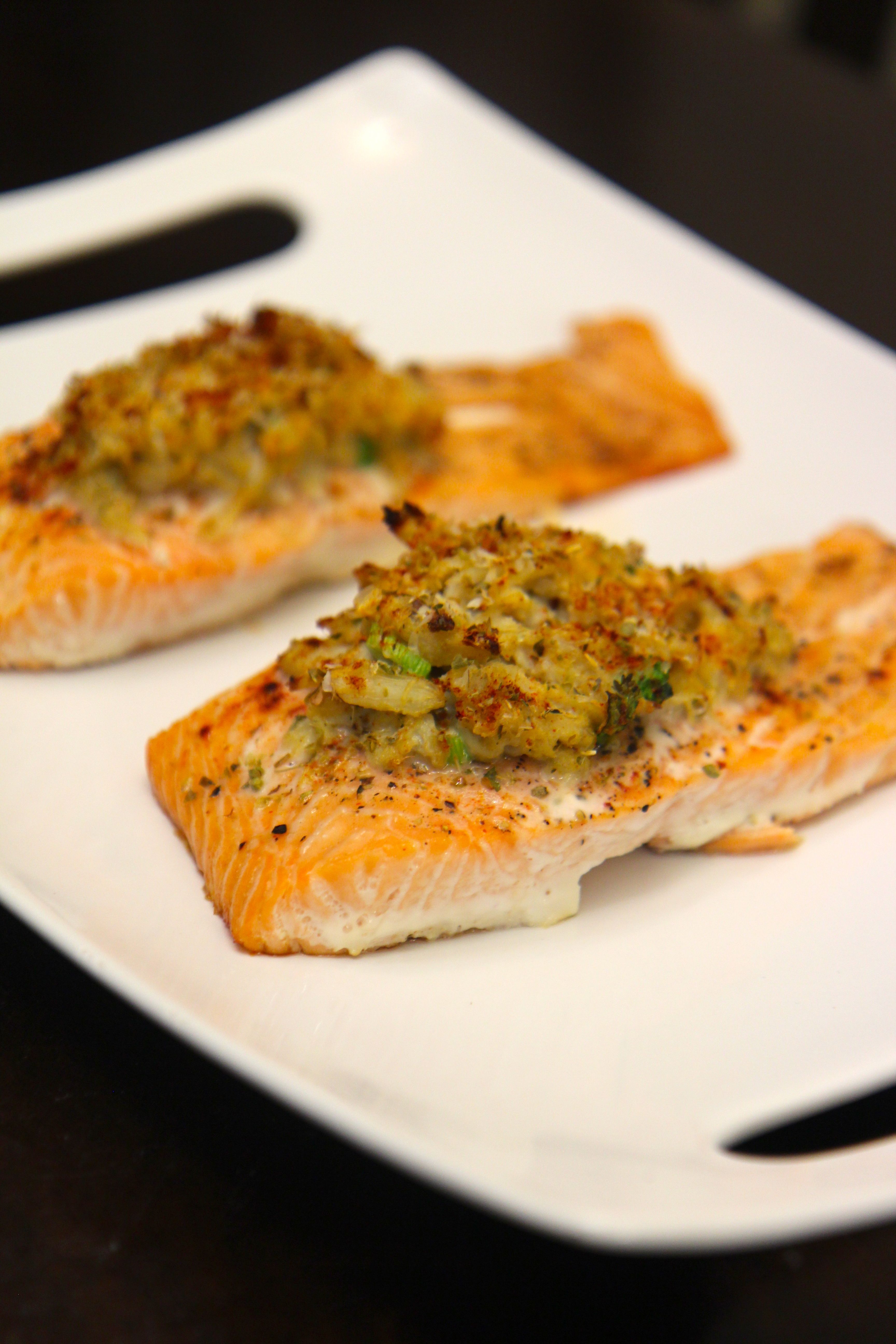 The salmon is flavorful and moist as well as a quick meal to prepare.