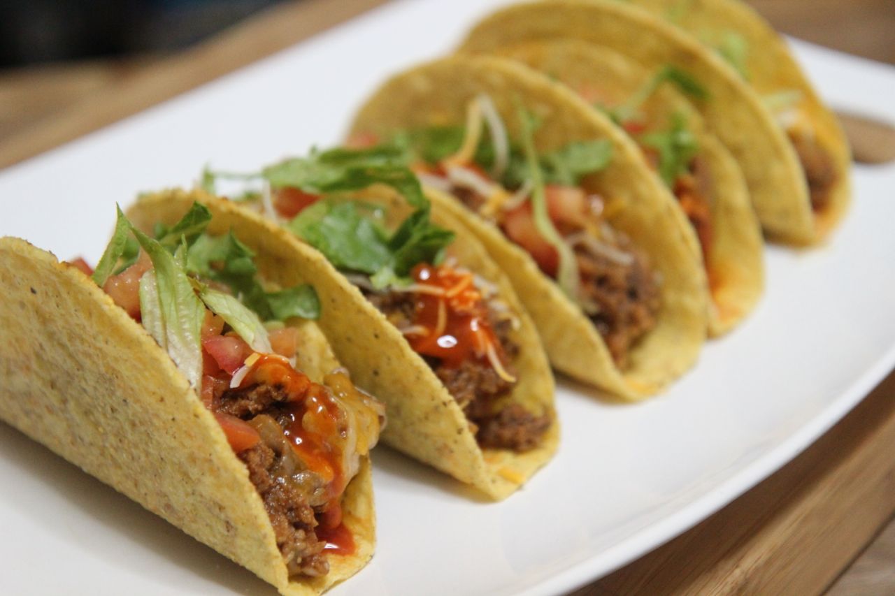 It's taco night tonight! This simple beef hard shell tacos are better than fast food.