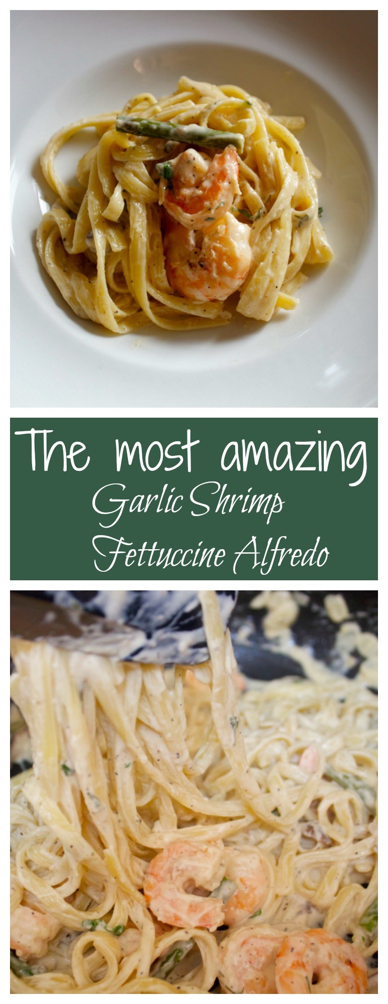 Garlic Shrimp Fettuccine