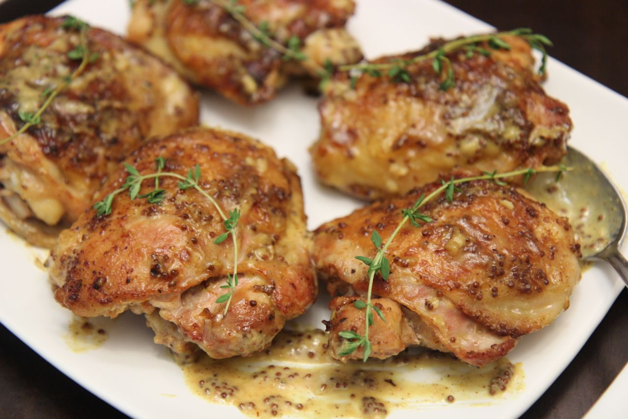 Sweet honey mustard gives this chicken a great flavor and this recipe is super simple to follow