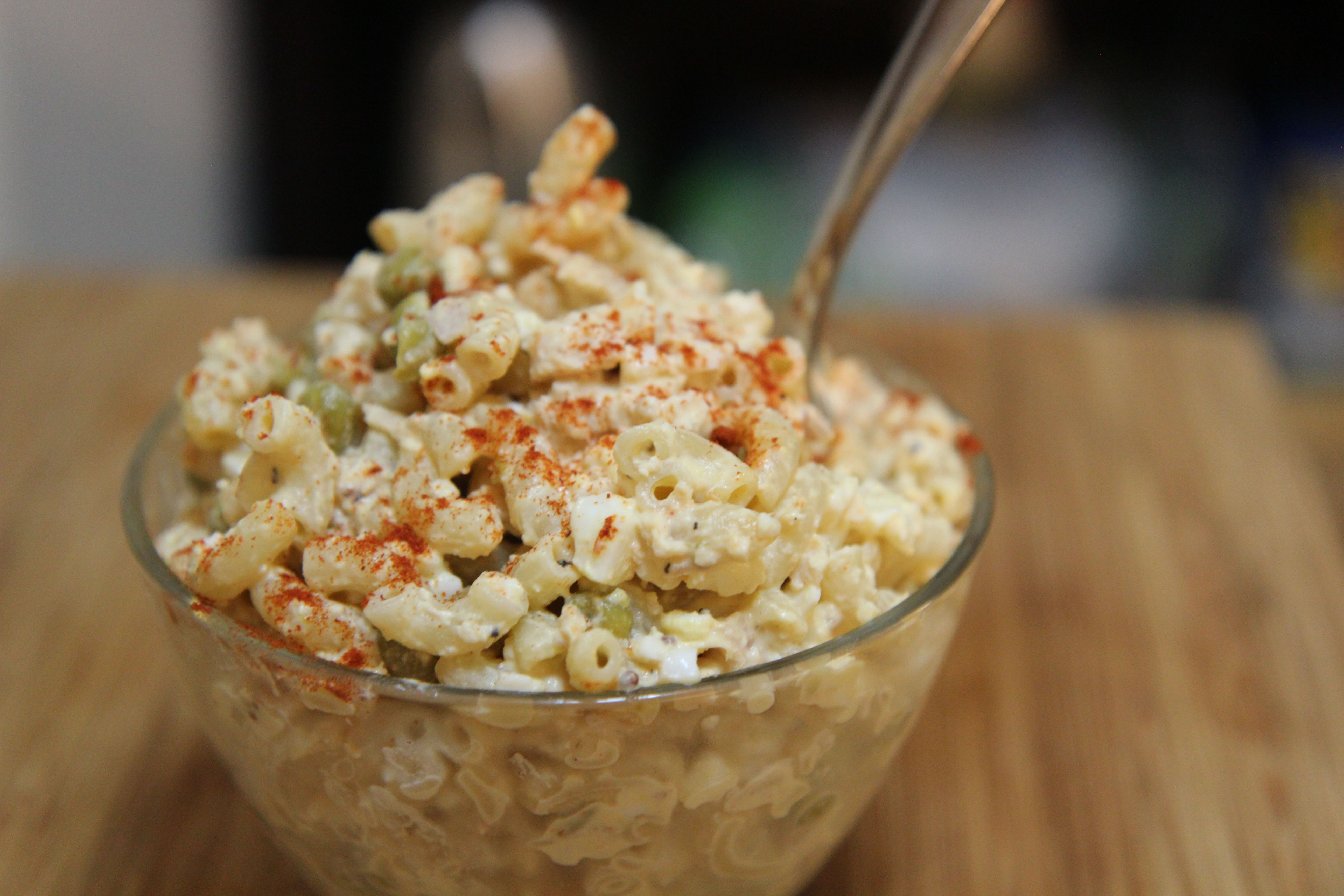 Serve this refreshing macaroni tuna salad as a side with steak for a delicious summer meal