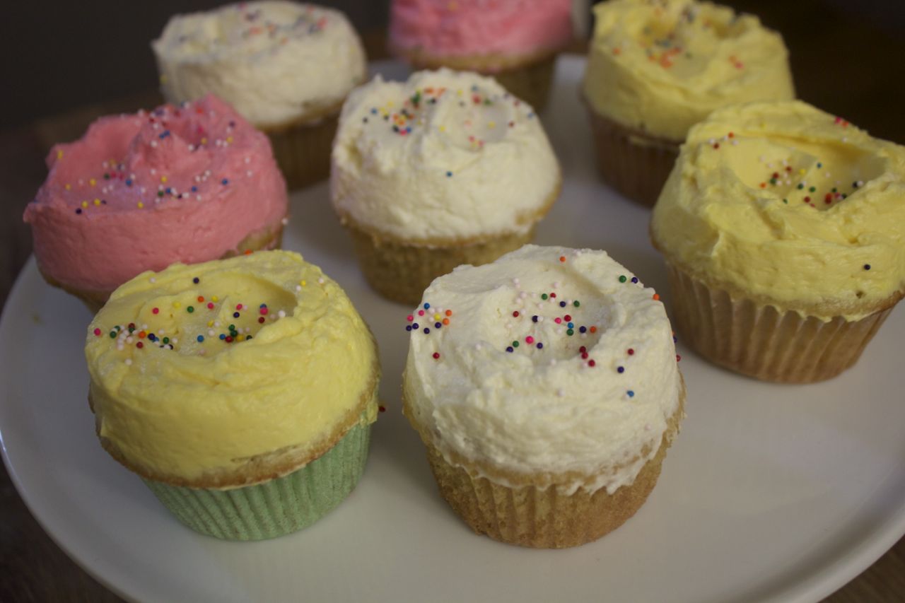 Classic Vanilla Cupcake Recipe by Cooked By Julie. Use this cupcake base in countless other recipes - it's simple, easy, and perfectly delicious.