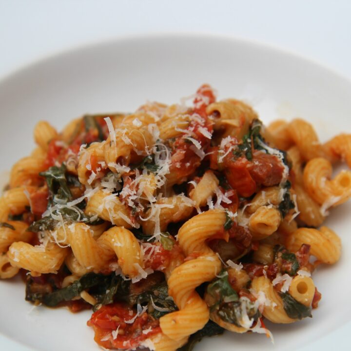 Pancetta and Spinach Pasta