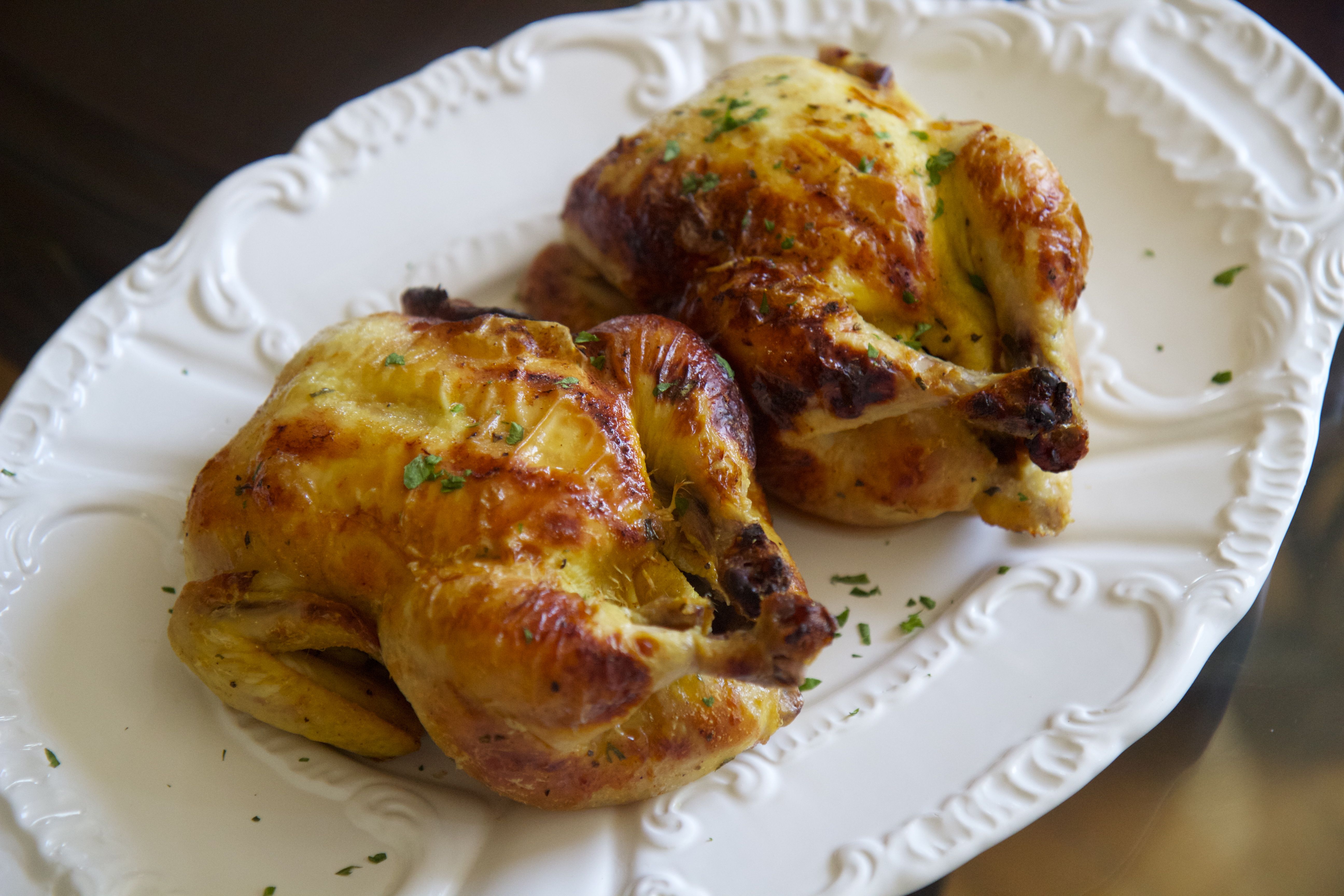 Buttermilk Brined Cornish Game Hen, these chickens are a crowd pleaser!