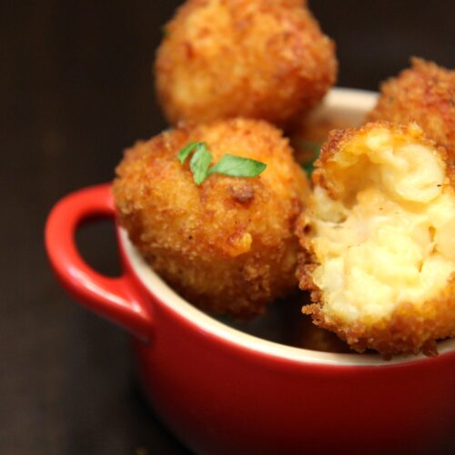 Deep Fried Mac & Cheese Balls
