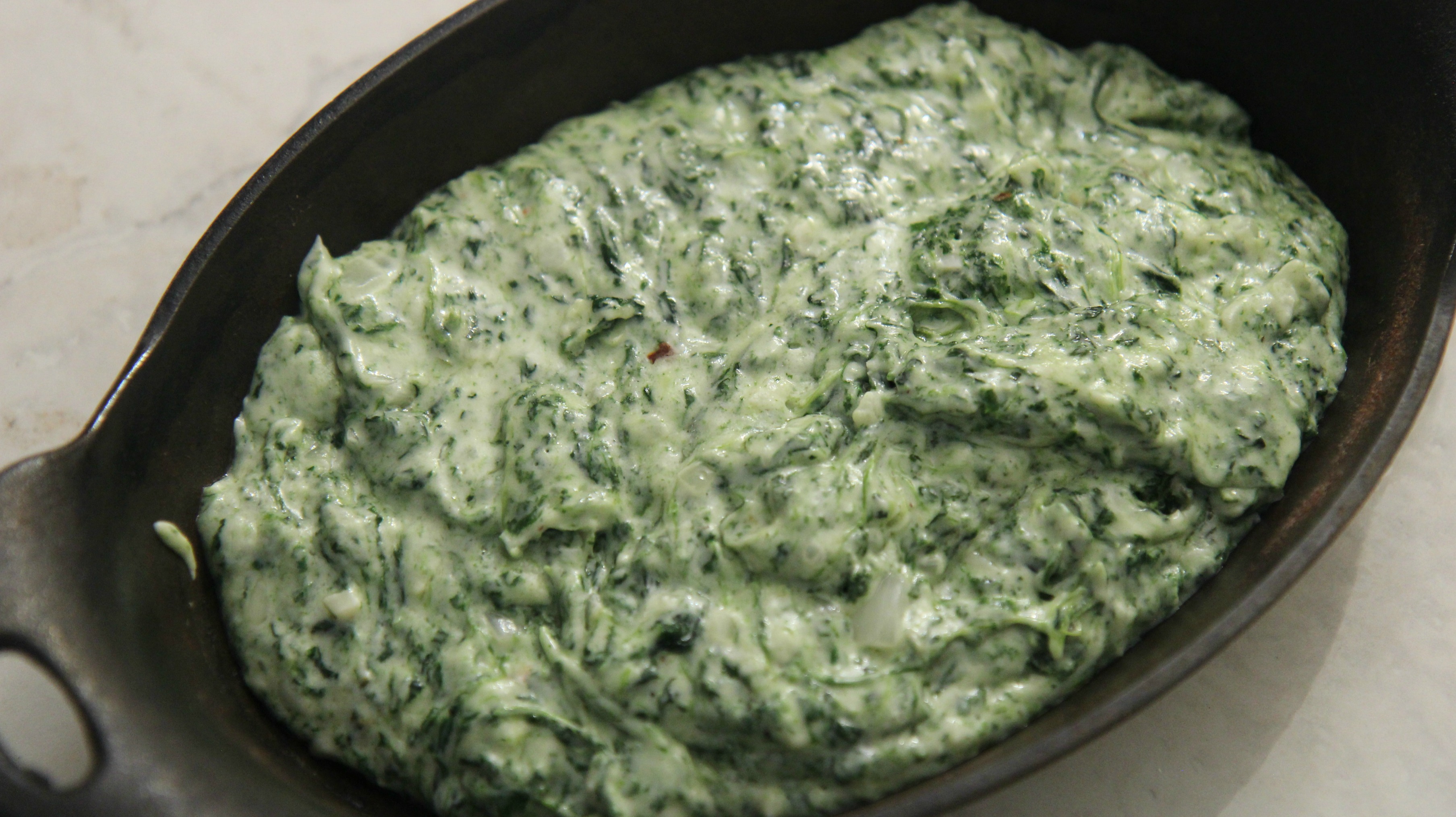 This classic creamed spinach can be upgraded into a delicious creamy dip that's party ready. 