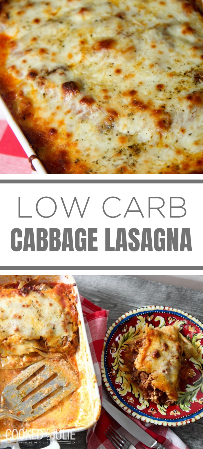 Low Carb Cabbage Lasagna (Keto Recipe) Cooked by Julie