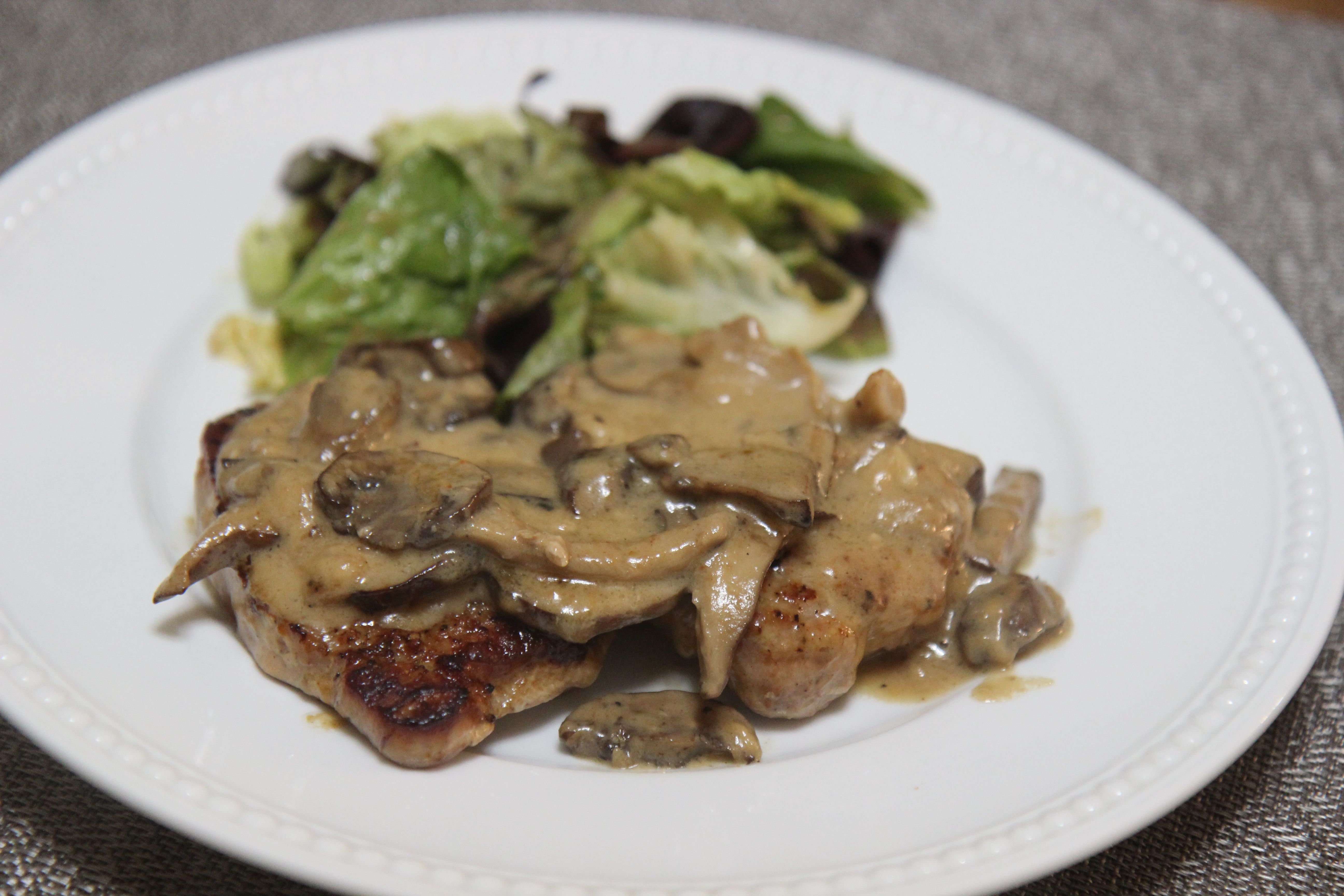 Creamy Garlic Pork Chops | Cooked by Julie