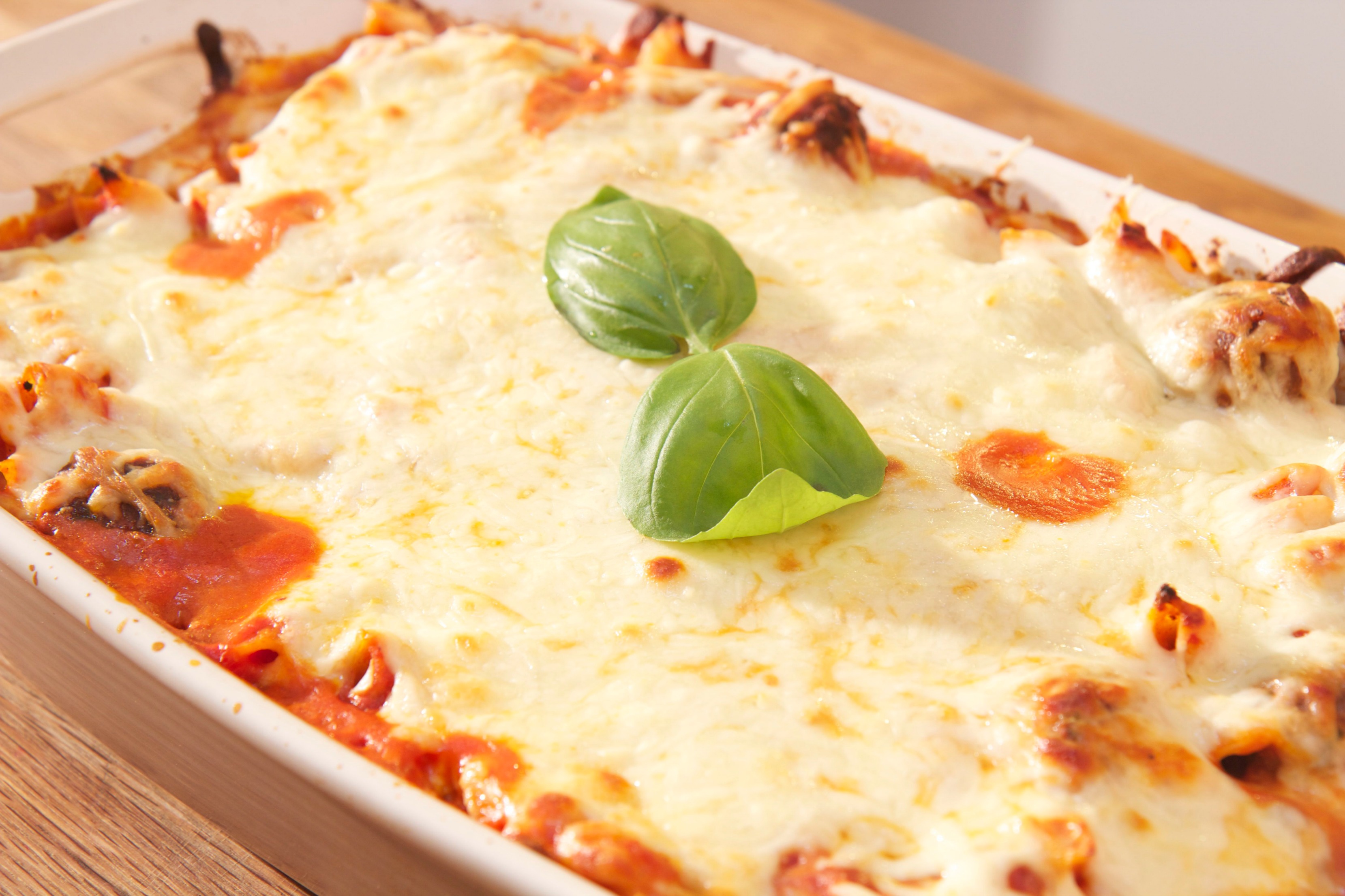 Baked Ziti Casserole with Mini Meatballs