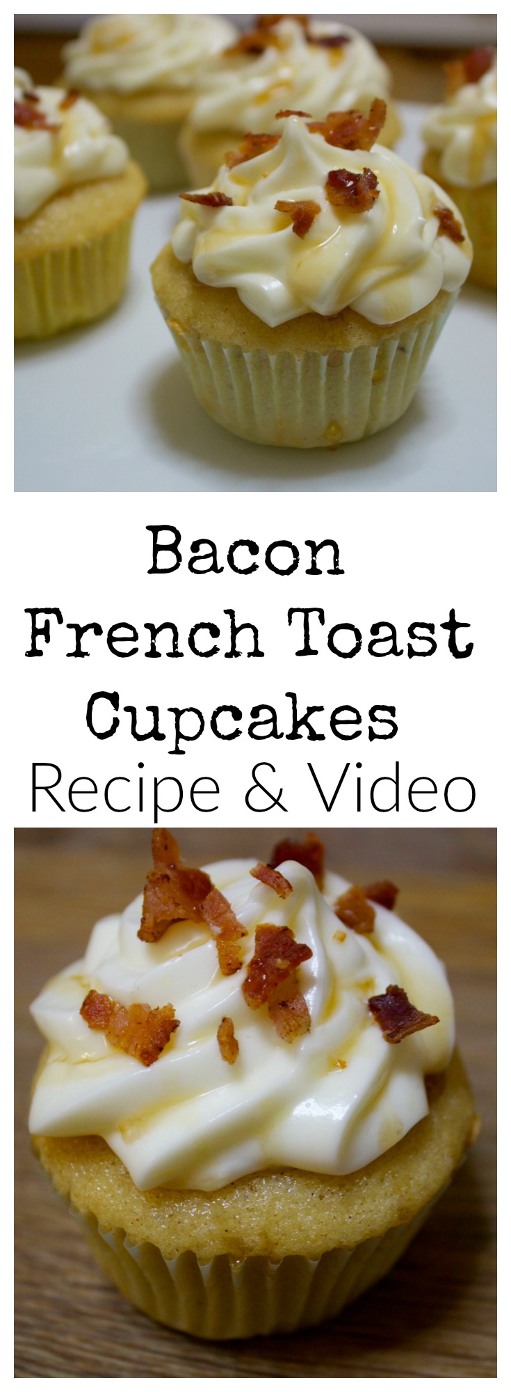 Bacon Fresh Toast Cupcakes | Recipe and Video from Cooked By Julie