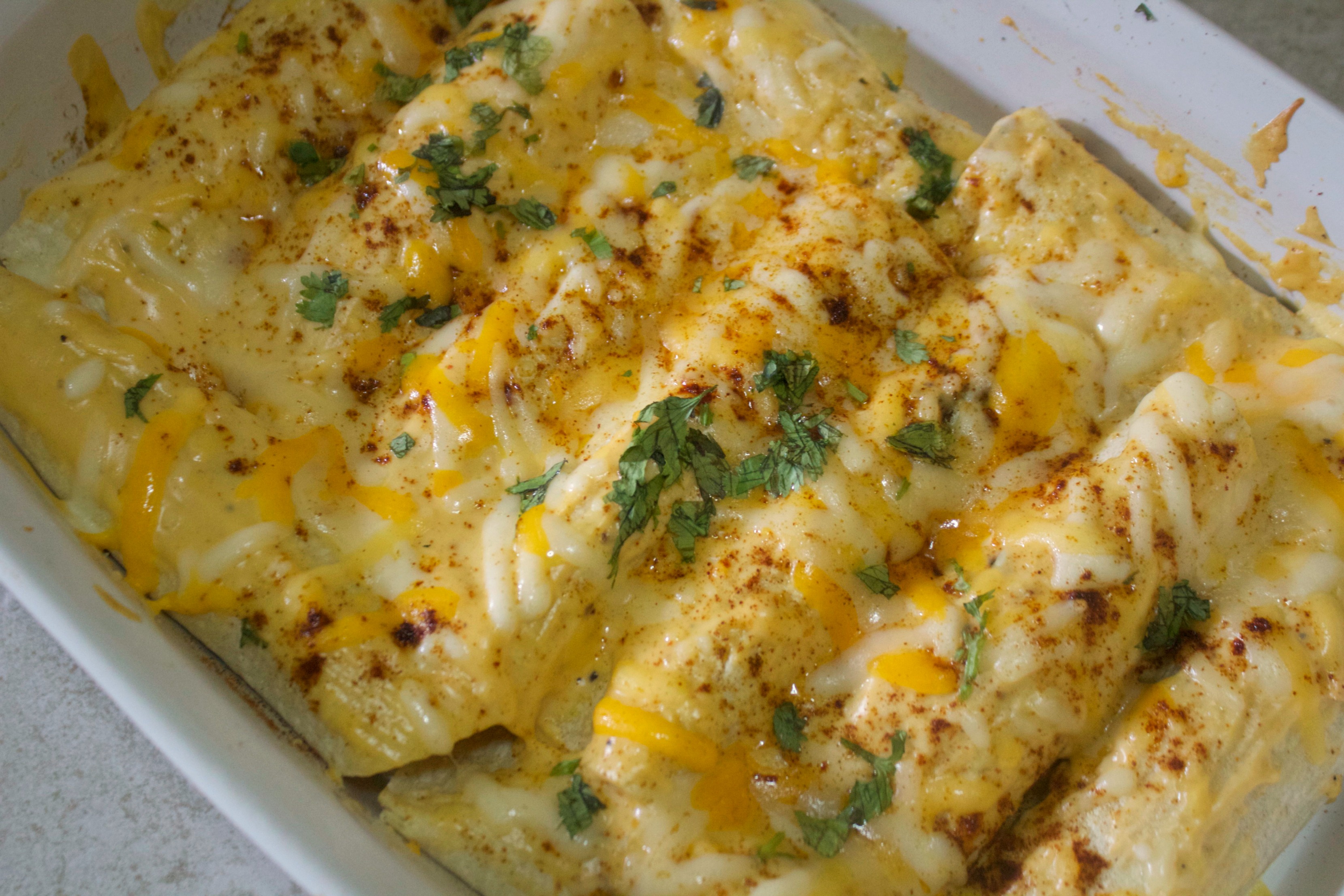 Seafood enchiladas by Cooked By Julie