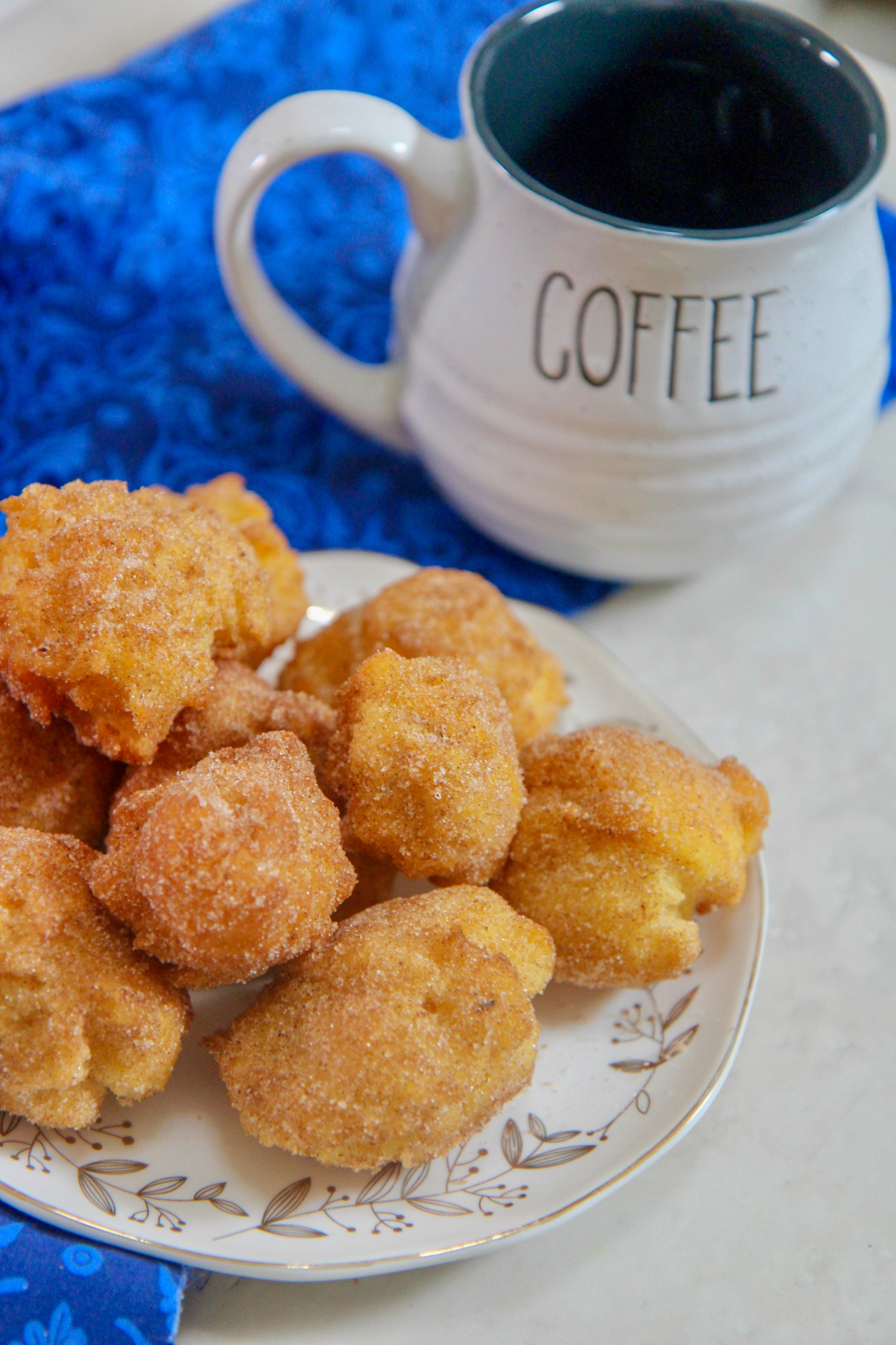 Fluffy light donut holes that are perfect for breakfast or as a snack