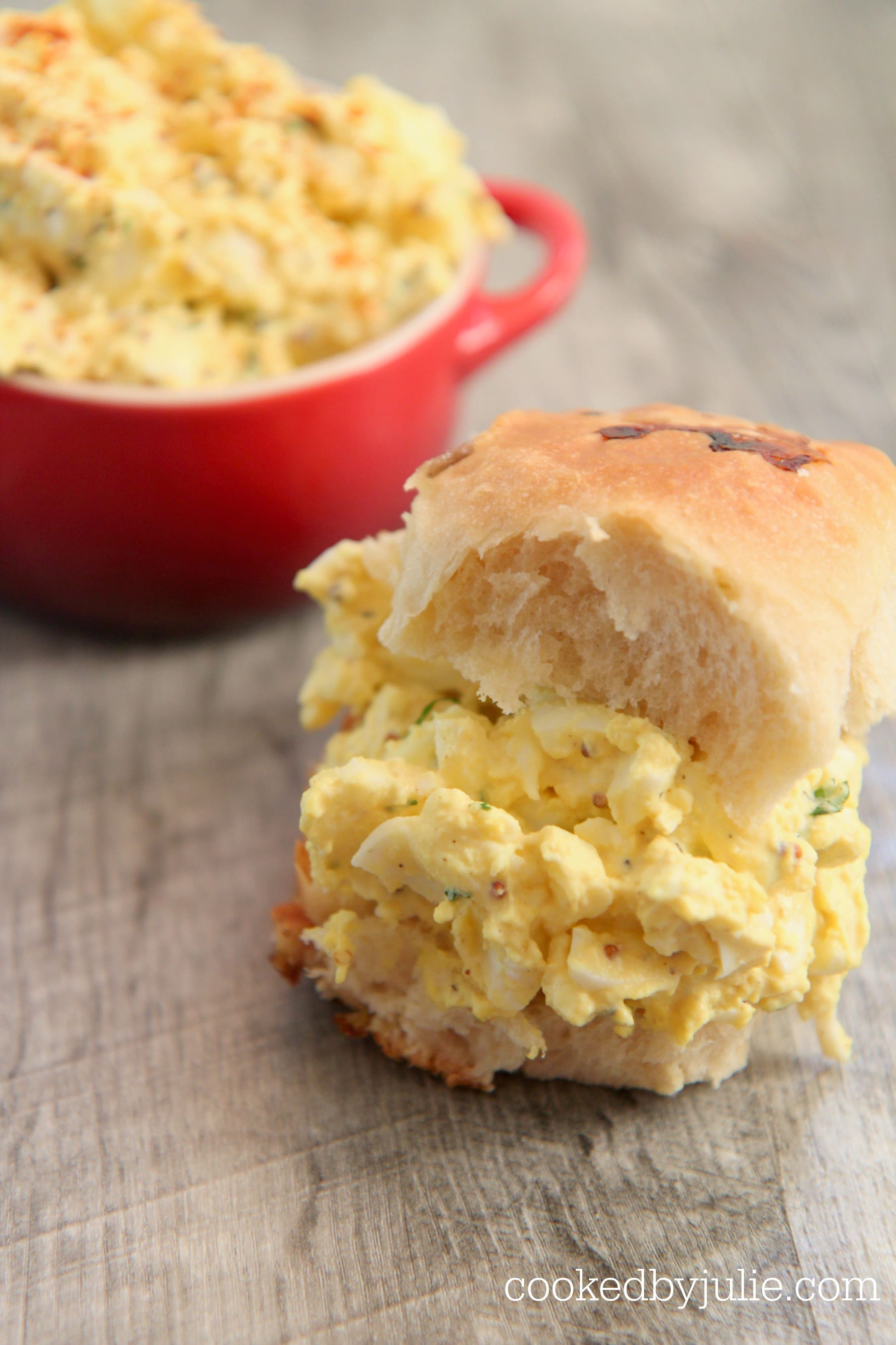 This egg salad recipe makes the best filling for sandwiches. 