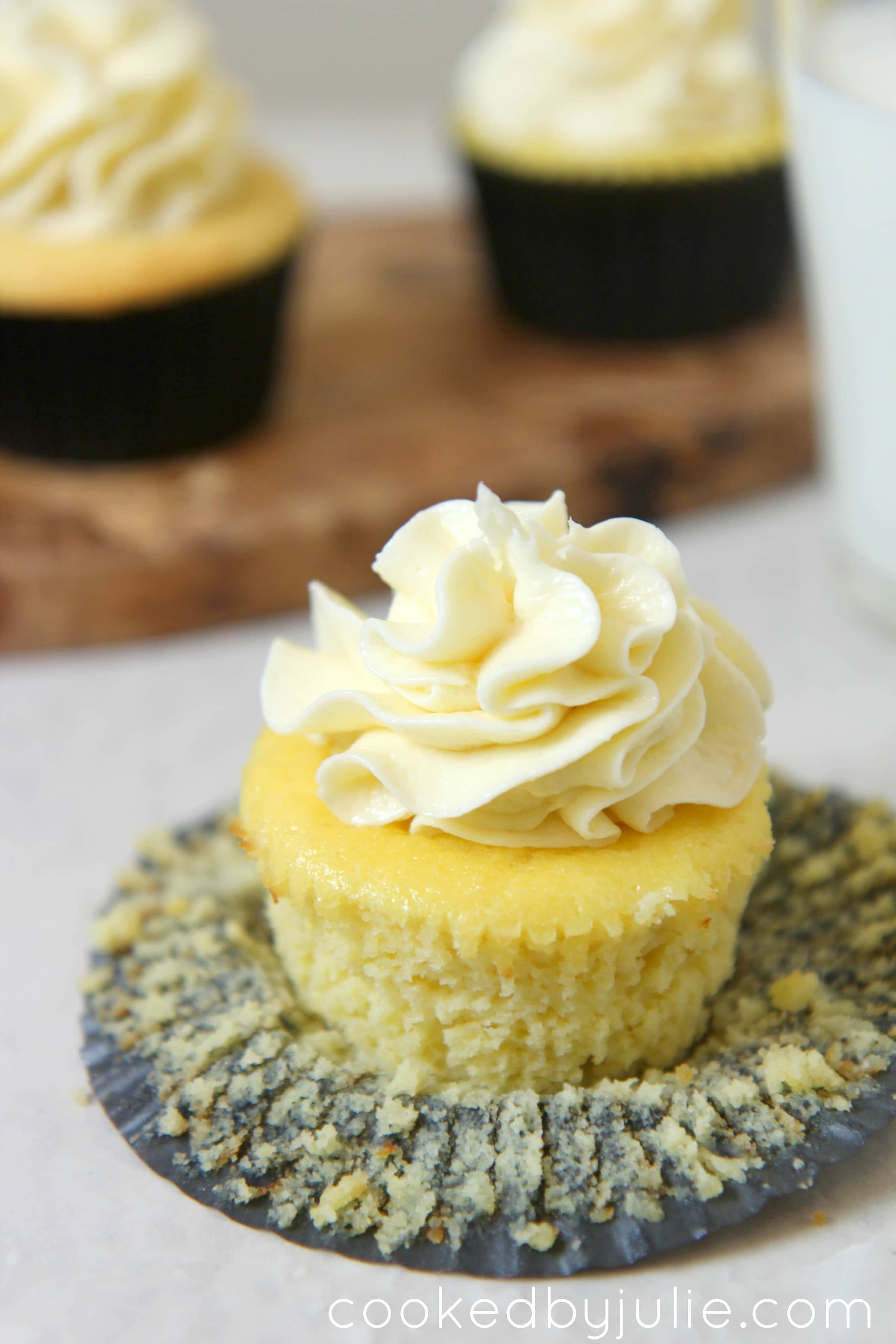 low carb vanilla cupcakes that are a healthy option to dessert