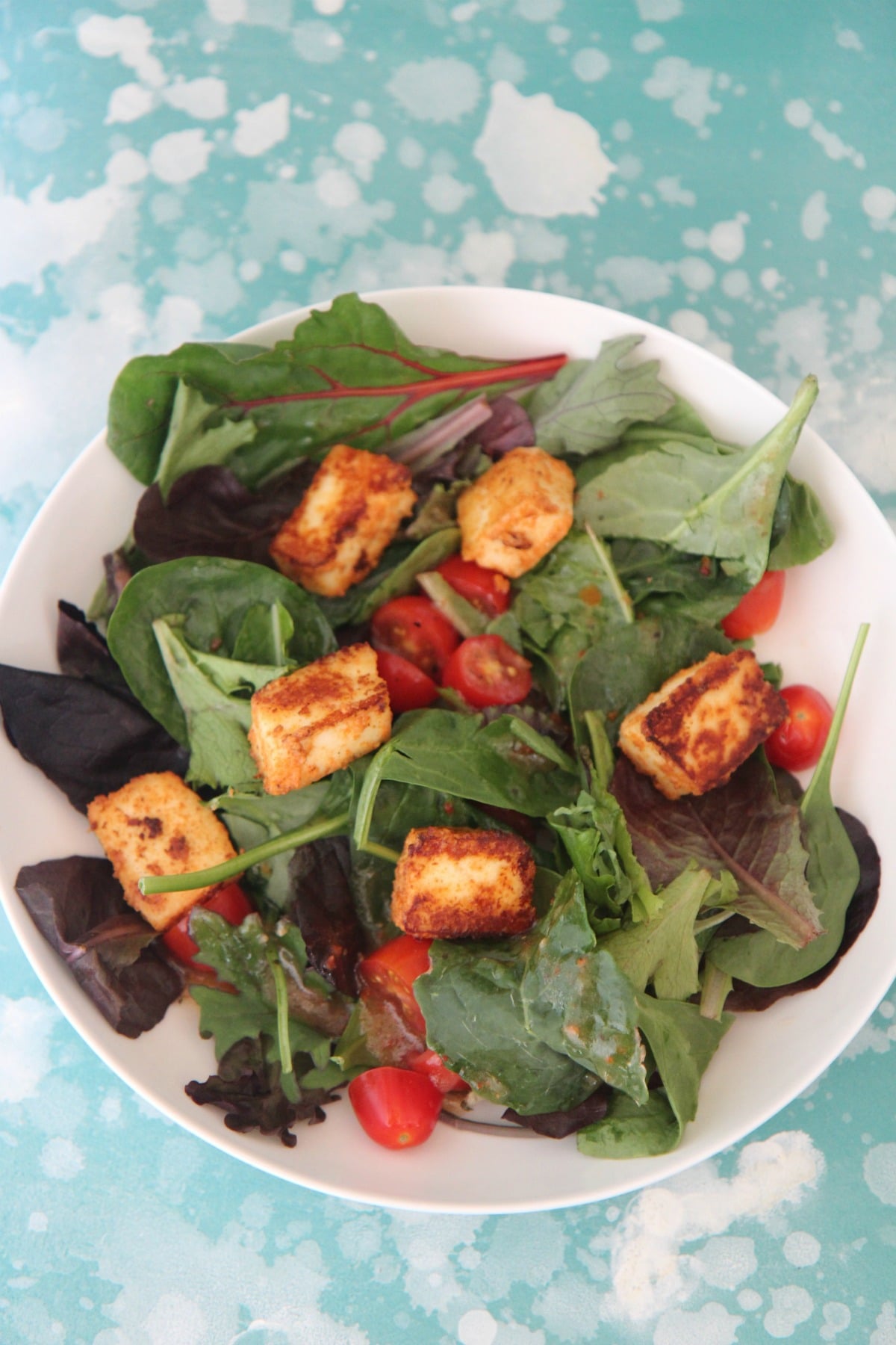 Marinated Paneer Warm Salad