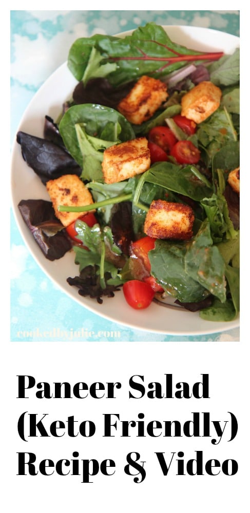 Paneer Salad Keto friendly