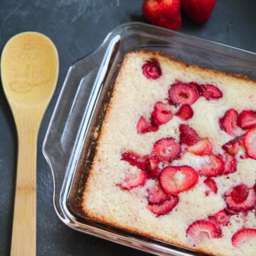 Fresh Strawberry Cobbler