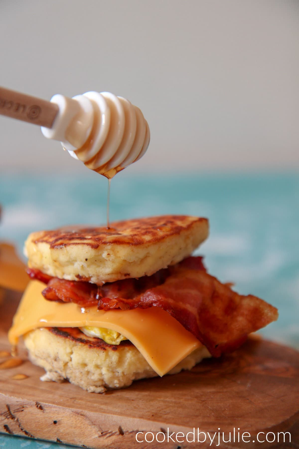 Mcgriddle Sandwich with sugar-free syrup 