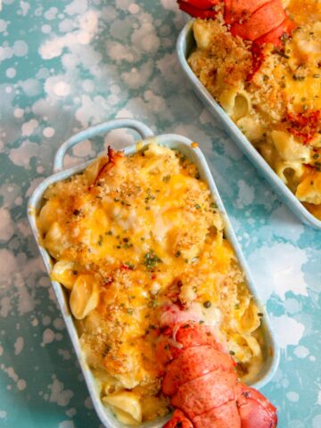 Creamy lobster mac and cheese