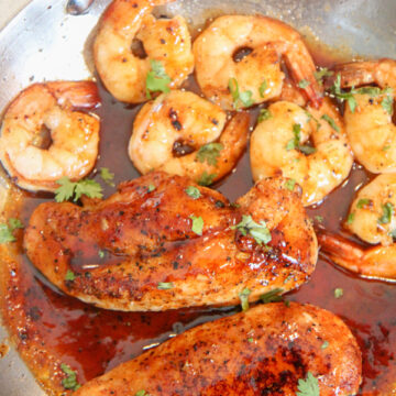 Jack Daniel's Chicken & Shrimp