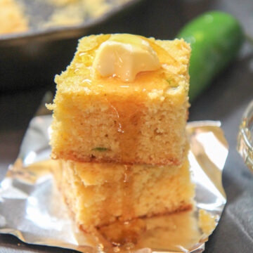 honey cheddar jalapeno cornbread