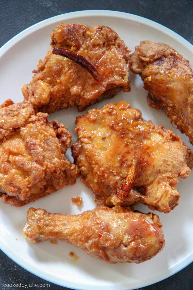 Honey Butter Fried Chicken Cooked by Julie (with video)