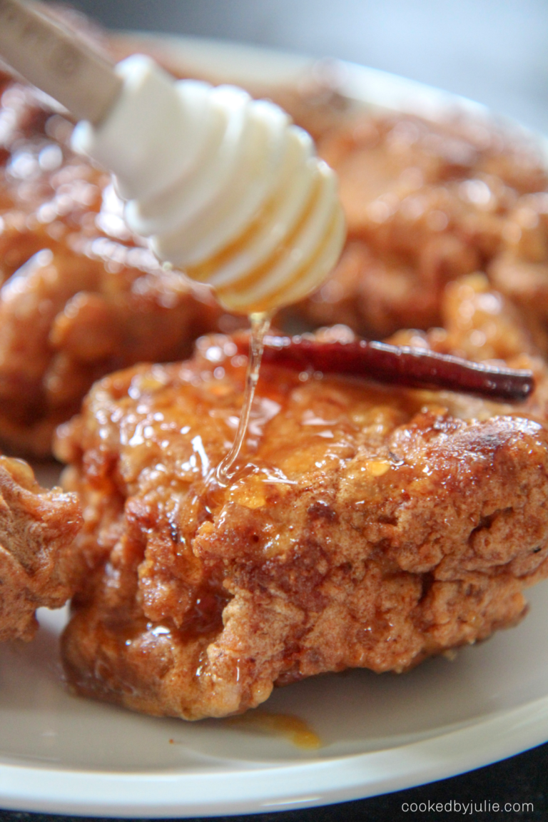Honey Butter Fried Chicken Cooked by Julie (with video)