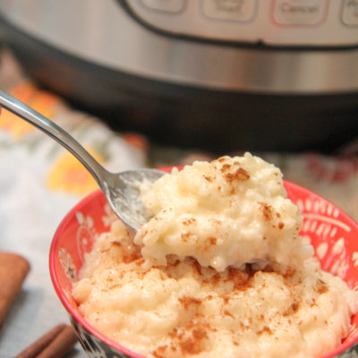 spoonful of arroz con leche