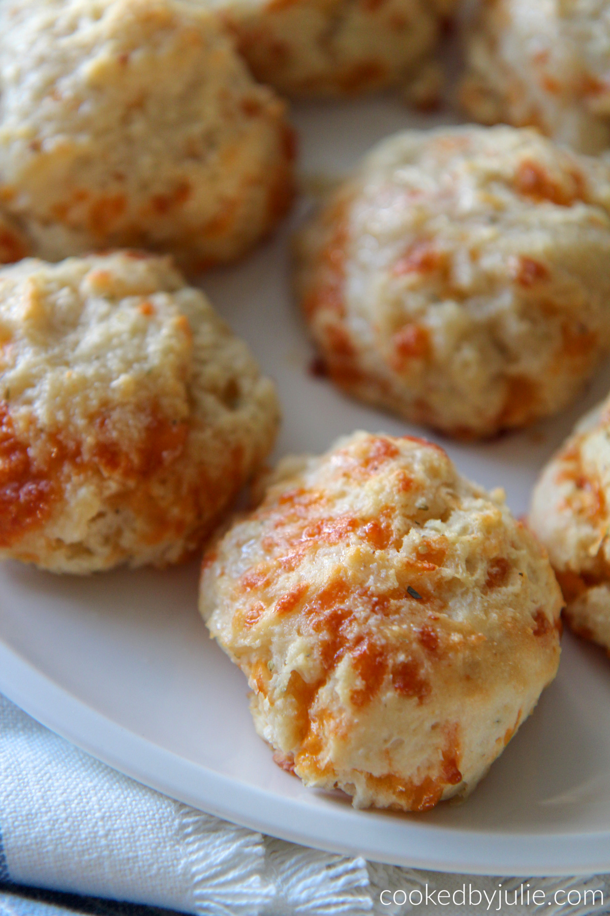 cheddar garlic biscuits upclose