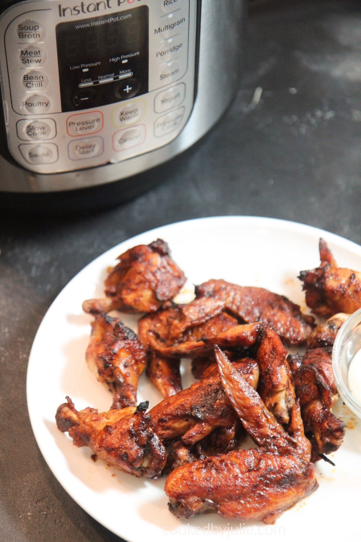 pressure cooked chicken wings