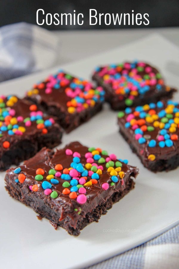 Cosmic Brownies (with Video) Cooked by Julie