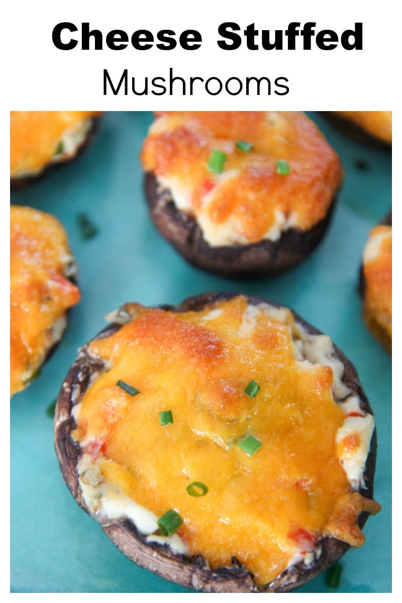 Cheese Stuffed Mushrooms Recipe - Cooked by Julie