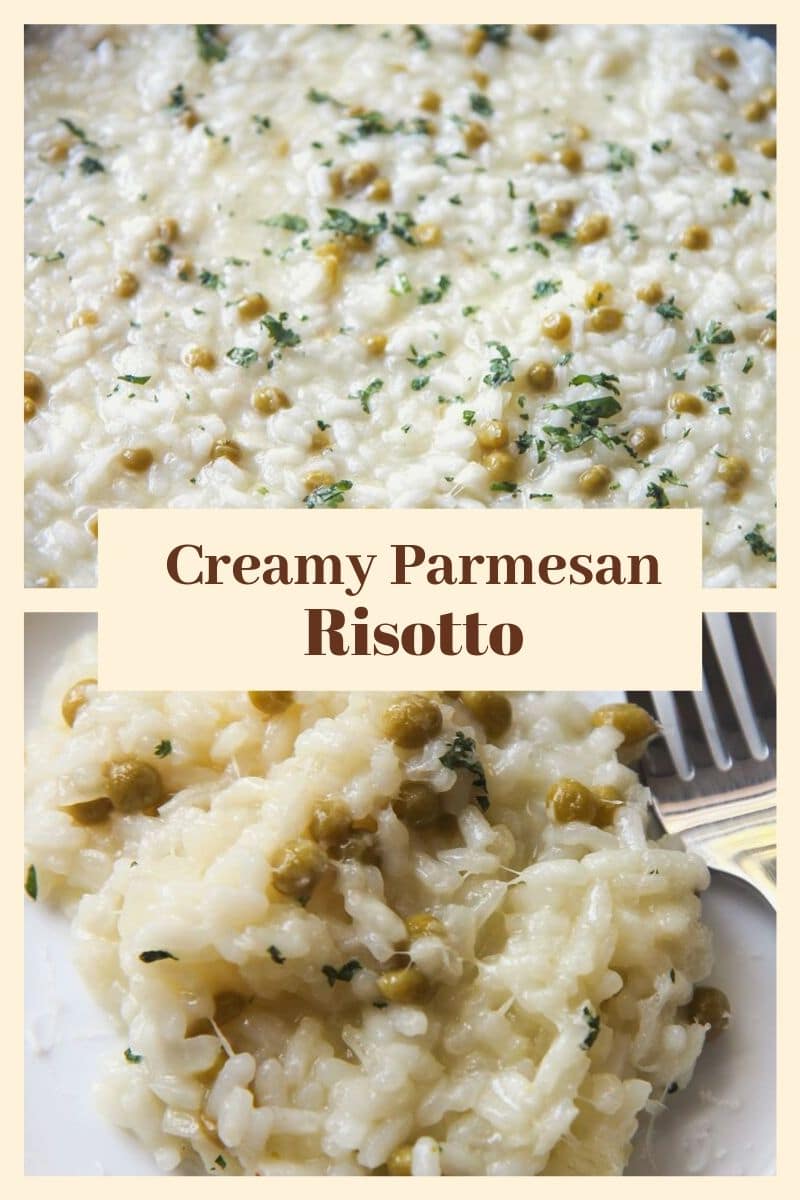 Creamy Pea and Parmesan Risotto - Cooked by Julie