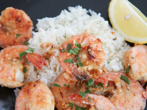 Hawaiian Garlic Shrimp