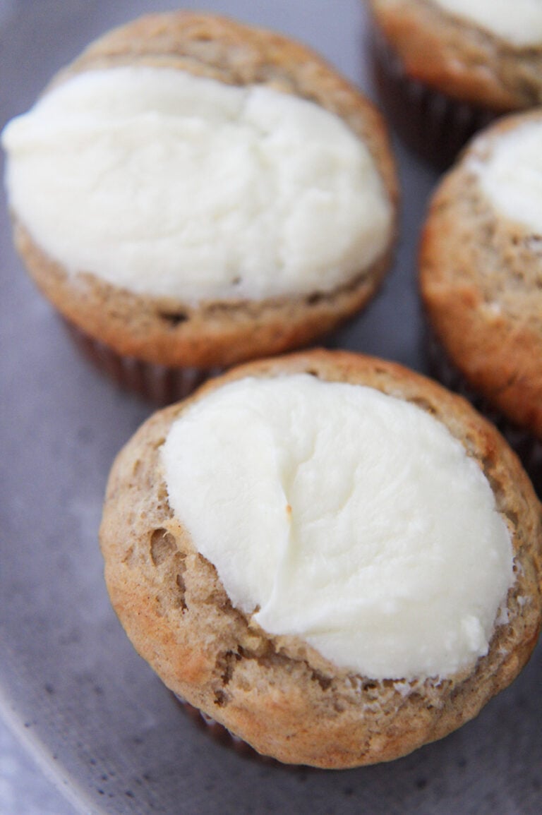 Cream Cheese Banana Muffins - Cooked by Julie
