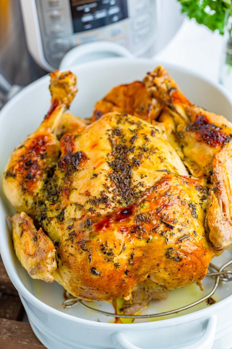 Instant Pot Whole Chicken and Gravy - Cooked by Julie