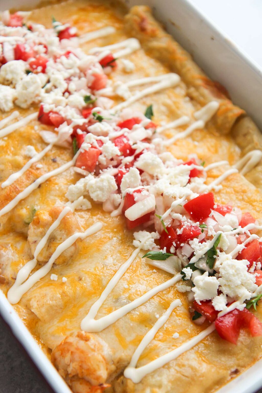 Seafood Enchiladas (Super Creamy) Cooked by Julie