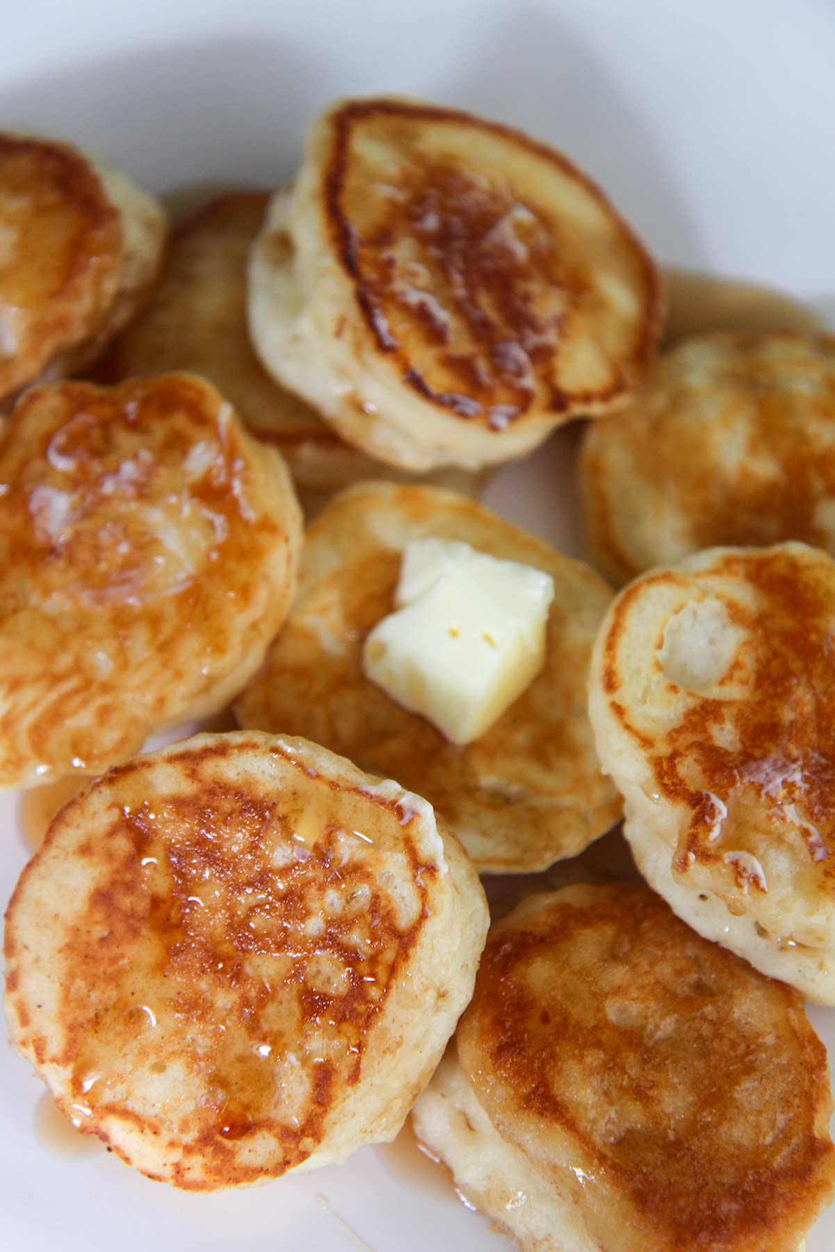 Mini Pancakes (Silver Dollar) - Supergolden Bakes