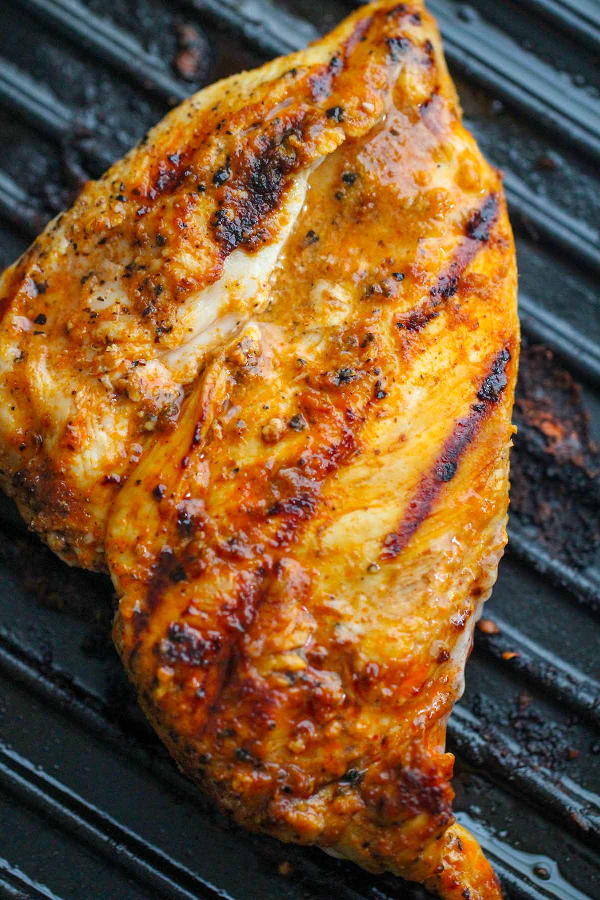 chicken on a grill. 