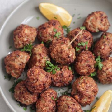 air fryer turkey meatballs