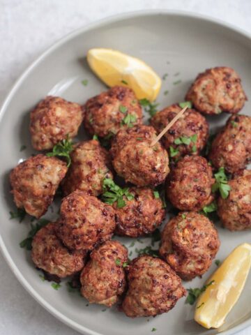 air fryer turkey meatballs