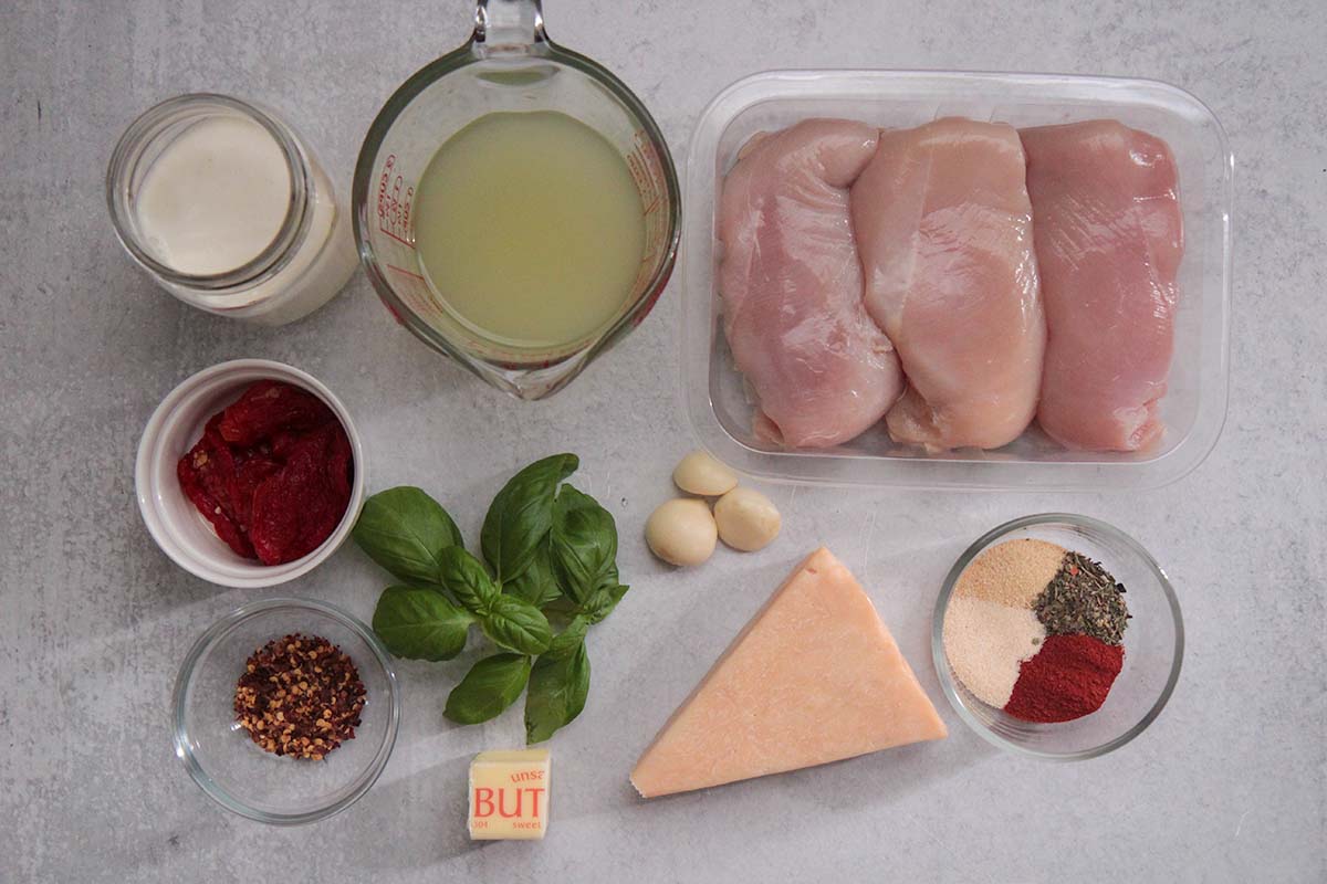 ingredients for marry me chicken.