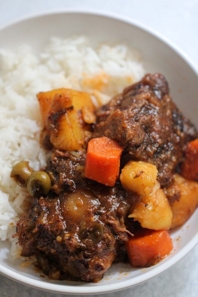 Rabo Encendido (Cuban Oxtail) Cooked by Julie