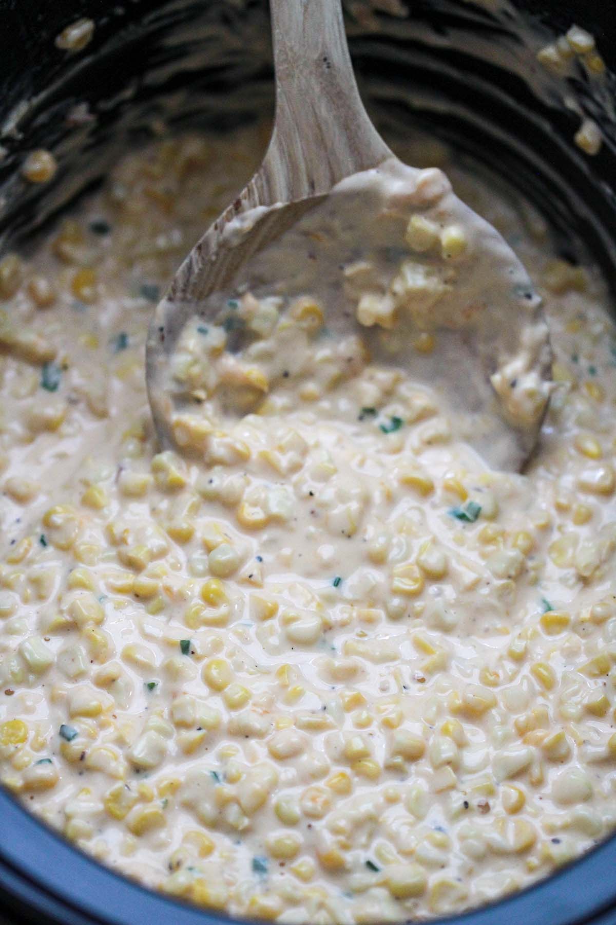 Slow Cooker Creamed Corn