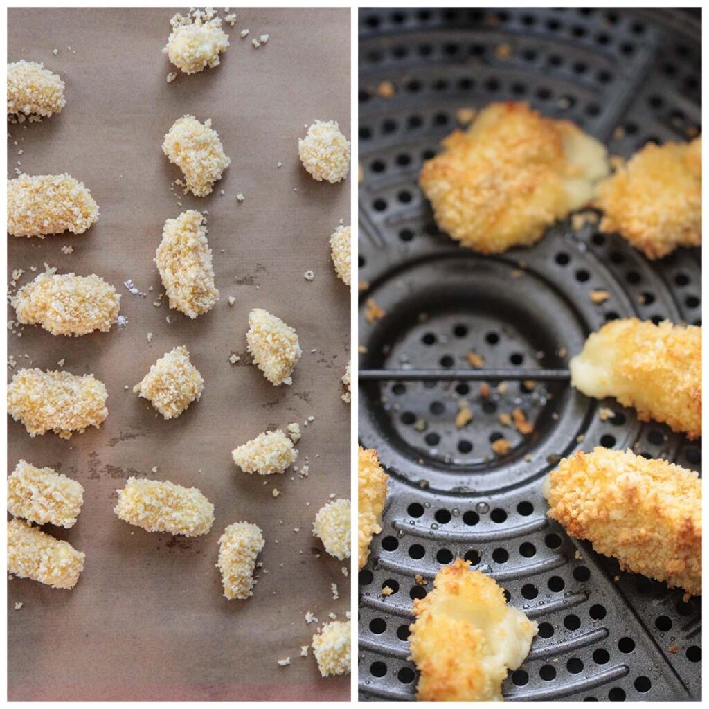 Air Fryer Cheese Curds (with Caramel Sauce) Cooked by Julie