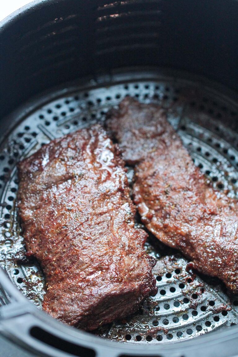 Air Fryer Carne Asada (Skirt Steak) Cooked by Julie