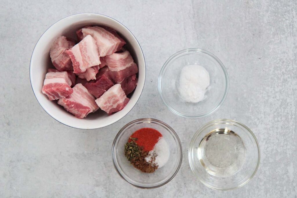 Air Fryer Pork Belly (Latin Style Chicharrones) Cooked by Julie