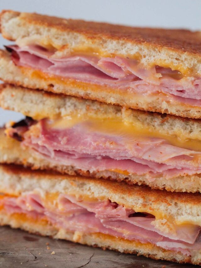 Air Fryer Grilled Ham And Cheese Story Cooked by Julie